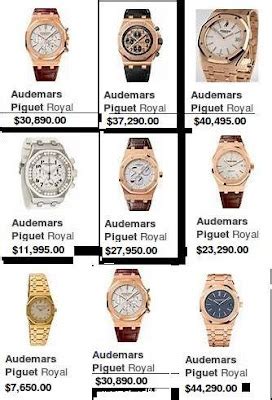 audemar price range|audemars piguet price list.